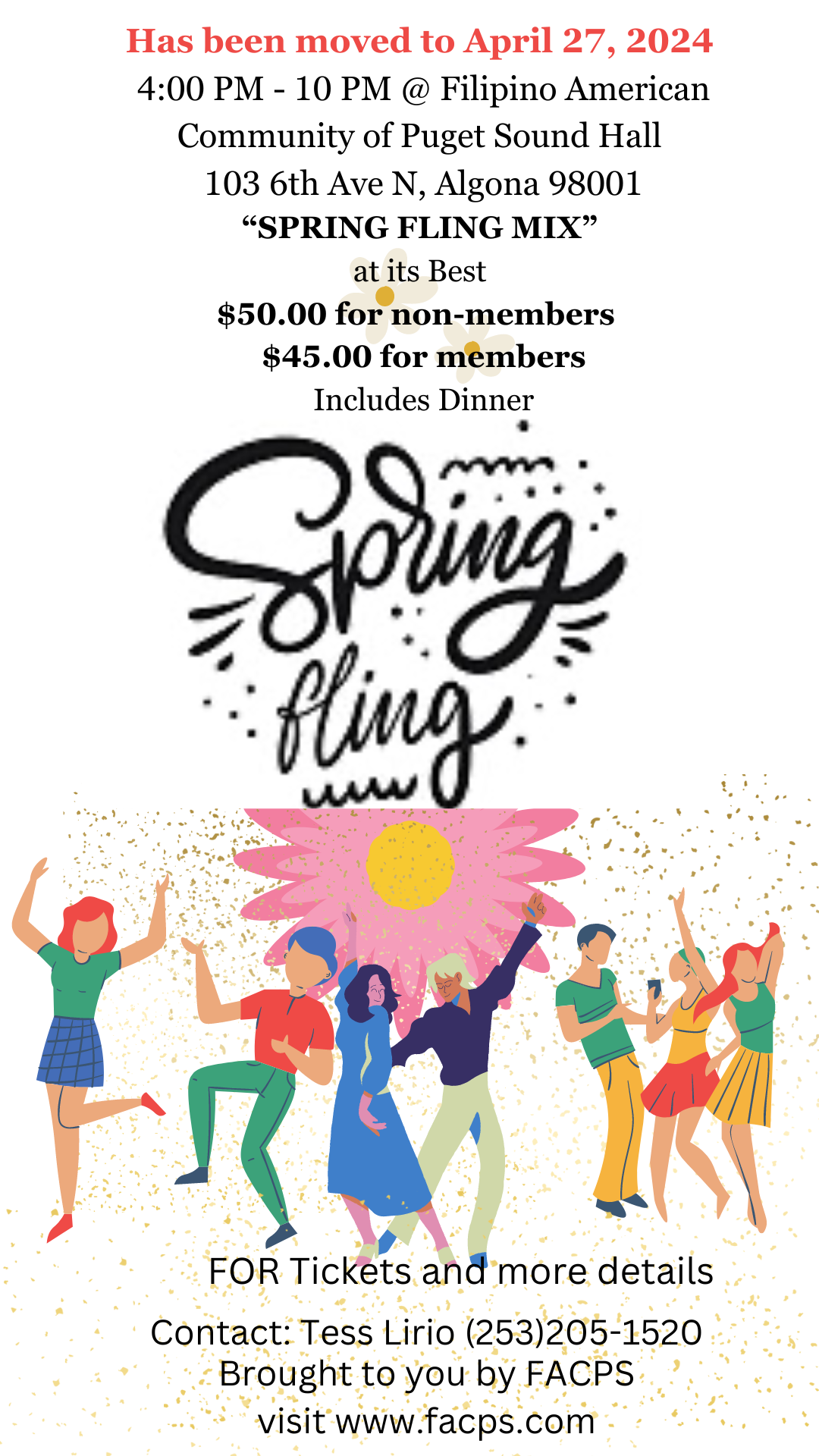 Spring Fling Mix flyer